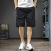 Shorts de trabalho leves e modernos estilo americano para homens, novos para o verão, casuais, corte solto, tamanho grande, shorts versáteis esportivos de perna reta