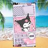 Nueva Toalla de Playa Estampada de Venta Caliente Transfronteriza Stitch Kuromi Toalla de Playa Toalla de Dibujos Animados para Niños Venta al por Mayor Paño de Toalla