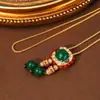 Conjunto Elegante Estilo Tribunal Vintage Novo Estilo Qingdao, Moderno e Versátil, Acessórios Personalizados Exquisitos da Moda com um Toque de Luxo Leve e Sensação de Alto Padrão