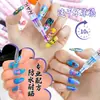 Canetas para Nail Art DIY 12 Cores Canetas de Tinta Acrílica à Prova d'Água Secagem Rápida Canetas de Pintura Graffiti Caneta Liner com Ponta Fina 0.7mm Ferramentas