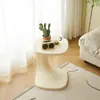 Lujo Ligero Hogar Dormitorio Mesa de Noche Creativa Apartamento Pequeño Mini Mesa de Café de Forma Especial Sala de Estar Simple Mesa de Esquina para Sofá