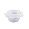 Taza de Velas de Aromaterapia Hecha a Mano con Yeso y Cemento Bote de Almacenamiento de Yeso Molde de Silicona Espejo de Loto Adornos Creativos