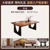 Mesa de jantar em madeira maciça para a sala de estar, mesa grande, novo modelo 2026, mesa de jantar para casa, mesa longa grande para a sala de estar, escrivaninha, escrivaninha de escritório
