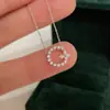Dadongmen Corona de Flores de la Suerte Estilo Japonés y Coreano Collar de Mariposa para Mujer, Estilo Bosque Ins Nueva Moda Cadena de Clavícula de Gama Alta Collar de Amistad