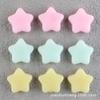 Capa de Celular Epóxi Estrela de Cinco Pontas DIY Acessórios de Cola Macia de PVC Cola Creme DIY Acessórios Cor Macaron Estrela