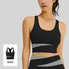 Ropa de Yoga con Bloques de Color de Cintura Alta para Controlar el Vientre, Traje Deportivo a Prueba de Impactos, Ajustado, Levanta Glúteos, Color Nude, Ropa de Fitness para Mujer