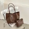 Shuai Mijia Bolsa Tote Retrô Grande Capacidade Estilo Coreano Feminina Outono 2026 Novo Estilo Bolsa de Ombro Único para o Dia a Dia