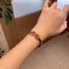 Pulsera de cuentas apiladas con explosiones transfronterizas diseño de nicho joyería de mano Joker pulsera de temperamento de moda de alto nivel venta al por mayor