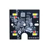 Modelo Trevo de Quatro Folhas Motocicleta LED Holofote Placa Farol Farol Alto Brilho Motocicleta LED Placa de Alimentação do Driver
