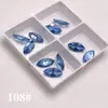 Piedra Suelta de Zafiro Espinela Azul en Forma de Marqués Hojas Forma 108 # Pendientes, Anillos y Accesorios de Joyería de Piedra Azul Claro.