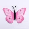 [Exclusiva transfronteriza] Horquilla de tela de 8 cm con forma de mariposa grande, hecha a mano, para accesorios de joyería antigua, material para diadema.
