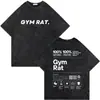 Camisetas Vintage Lavadas Old Skeleton Gym Pump Cover para Hombre Ove