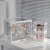 Vitrina de exhibición de acrílico transparente con adornos de mano Lego a prueba de polvo, caja ciega, caja de exhibición Bubble Mart