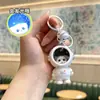 Luz de noite luminosa luz de atmosfera chaveiro de astronauta casal romântico de astronautas com luz urso estrelado pequeno pingente