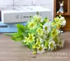 28 cabeça orquídea dançante crisântemo com ginkgo orquídea dançante simulação crisântemo selvagem margarida flor por todo o Céu estrela flor de seda flor artificial fábrica fornecimento direto