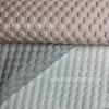 Muestra de corte de tela de seda helada tipo frijol de hielo para fabricante, adecuada para colchón, cojín de sofá, almohada, juguete, más que las especificaciones en stock