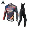 Xintown Acero Negro Ropa de Ciclismo de Otoño Nueva Ropa de Ciclismo Ropa de Ciclismo para Mujer de Otoño Traje Largo