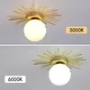 Amazon deng moderna lámpara de techo led creativa simple para recibidor porche pasillo balcón lámpara de techo pequeña