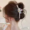 Nuevo estilo primavera y verano pinza de tiburón grande para mujer con un toque de alta gama, no daña el cabello, pinza de pelo para la nuca, accesorio para el cabello