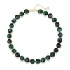 Nuevos Productos Transfronterizos de Amazon Europeo y Americano Collar Y2K Resina Moda Bohemio Cadena para Clavícula con Perlas Joyería para Mujer