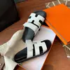 Chinelos de verão 2024 de tamanho grande para cross-border, novos chinelos de comércio exterior para mulheres, sola grossa, velcro, chinelos com combinação de cores europeia e americana