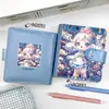 Novo Álbum de Cartões de Folha Solta M5 Menina Cool Azul Desenho Animado Anime Fofo Diário de Mão Caderno Estudante