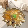 Tapete de Quarto Estéreo 3D em Formato Especial de Lótus Tapete de Chão para Banheiro Veludo Cristal Pia de Banheiro Absorvente Antiderrapante Tapete para Pés