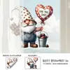 Pegatinas de Pared Creativas para el Día del Padre al por Mayor Pegatinas de Enanito de Dibujos Animados Corazón Globo Decoración de Atmósfera Festiva Pegatinas Adhesivas
