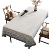 Mantel Estilo Chino Nuevo, Impermeable, Resistente al Aceite, Lavable, Mantel Rectangular, Nuevo Modelo 2025, Lujo Ligero, Mantel de Mesa de Comedor de Gama Alta
