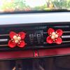 Perfume para coche al por mayor transfronterizo aromaterapia flor de perla creativa decoración de interior de coche adornos para salida de aire del coche mujeres