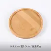 Porta-copos de Bandeja de Bambu, Base para Bandeja DIY Transfronteiriça, Tapetes para Vasos de Suculentas, Personalizável em Pequenas Quantidades, Porta-copos de Bambu Vintage