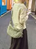 Bolsa de Dumpling Naranja para Viajes Diarios Estudiante Universitaria Bolsa Mensajera para Clase 2025 Nueva Gran Capacidad Casual Más Fácil de Combinar Bolso de Hombro