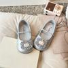 Sapatilhas Quadradas Estilo Francês para Mulheres, Novo Modelo Primavera/Verão 2026, Slip-Ons com Strass, Sapatos de Solado Macio para Combinar com Saias