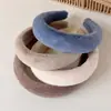 Diadema Suave y Esponjosa de Piel Sintética de Conejo para Otoño e Invierno con Corona Alta, Accesorio para el Cabello de Felpa Versátil y Cálido