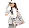 Nova Bolsa de Armazenamento de Nylon Cartoon Mickey Grande Capacidade Espessa para Viagem Supermercado Bolsa de Ombro Portátil para Compras Atacado