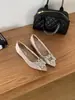 Versión con Aumento Interior de Terciopelo, Hermoso Vestido, Elegante Estilo de Noche, Puntera Puntiaguda con Pedrería, Zapatos Peludos Versátiles y Fáciles de Usar