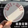Posavasos Personalizados de Fábrica, Bases Resistentes al Calor, Posavasos para Té Resistentes a Altas Temperaturas, Logo en Relieve para Barra de Bar Redonda, Posavasos de Papel para Vino de Mesa de Comedor