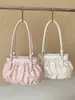 Bolso de Axila de Nicho Transfronterizo para Mujer Bolso de Hombro Único 2026 Nuevo Bolso Cruzado Fruncido Estampado de Lunares Bolso para Viajar