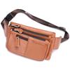 Venta caliente transfronteriza, bolso retro de cuero genuino para teléfono móvil, bolso de piel de vaca de primera capa para hombre, cinturón de gran capacidad, bolso de cintura para hombre, venta al por mayor