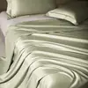 Lençol de Cama 100% Algodão Classe A Fio Duplo 100s Algodão Egípcio Cetim Algodão de Fibra Longa Sono Nu Quatro Estações Uso Doméstico Fronha Venda por Atacado