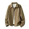 Chaqueta de Cuero Estilo Americano 2026, Nueva Marca de Moda para Hombre, Primavera y Otoño, Corte Holgado, Casual, Versátil, Moderna, Lujo Ligero, Sensación de Alta Gama