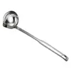 Acero Inoxidable Espesado 304 Artefacto de Separación de Aceite Hogareño Filtro de Aceite Separador de Sopa Gadget de Cocina Cucharón para Aceite Cuchara para Aceite Cuchara para Filtrar Aceite
