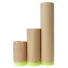 Filme de Mascaramento em Papel Kraft, Cor Verde, Papel Protetor para Decoração, Papel Protetor para Mascaramento de Pintura Spray de Carro, Atacado do Fabricante