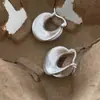 Brincos Argola em U Estilo Minimalista de Alta Qualidade para Mulheres, Argolas de Orelha Versáteis e da Moda com Temperamento, Acessórios de Orelha Tendência de Nicho