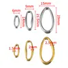 Aço Inoxidável Dourado Conector de Armação Irregular Anel Irregular Contínuo Acessórios de Joia Pingente Atacado