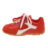 Zapatos de Entrenamiento Alemanes Marrones Retro con Tacón Oculto para Mujer, Nuevos Sneakers Casuales Versátiles Otoño 2026, Zapatos Deportivos Planos