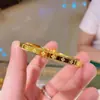 Pulseira Feminina Aberta de Metal com Olho de Gato, Venda Direta da Fábrica, Em Estoque, Joia Sólida de Alta Qualidade, Suporta Dropshipping