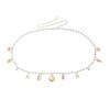 Joyería transfronteriza europea y americana Cadena de cintura bohemia para playa con concha de perla de imitación y estrella de mar Cadena corporal para bikini de chica sexy