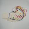 Amazon Cross Border Niños DIY Pintura Beige Bolsa de Lona Bolso de Hombro Mochila Pequeña Fiesta de Cumpleaños Bolso de Pecho