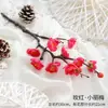 Novo Estilo Zen Chinês Flor de Ameixa Artificial Galhos Secos Ameixa de Cera Flores Artificiais Decoração de Casa Sala de Estar Chão Casamento Flores Secas